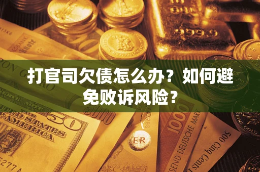 武汉打官司欠债怎么办？如何避免败诉风险？
