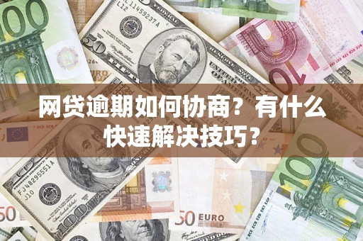 武汉网贷逾期如何协商？有什么快速解决技巧？