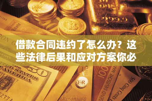 武汉借款合同违约了怎么办？这些法律后果和应对方案你必须知道