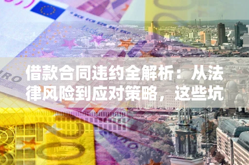 武汉借款合同违约全解析：从法律风险到应对策略，这些坑别再踩！