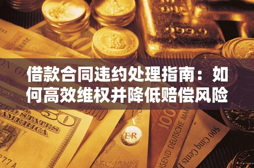 武汉借款合同违约处理指南：如何高效维权并降低赔偿风险？
