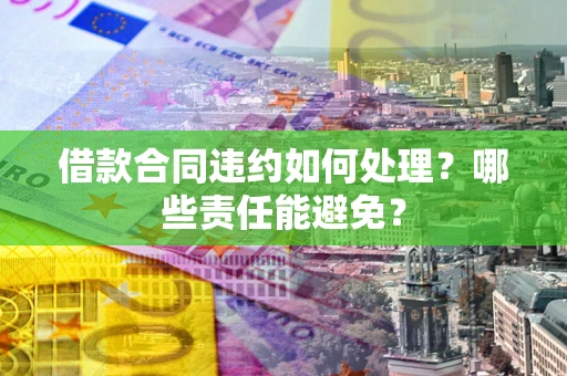 武汉借款合同违约如何处理？哪些责任能避免？