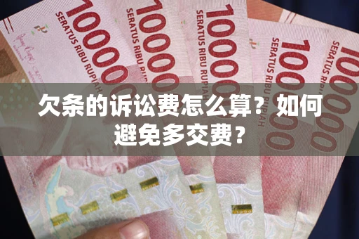 武汉欠条的诉讼费怎么算？如何避免多交费？